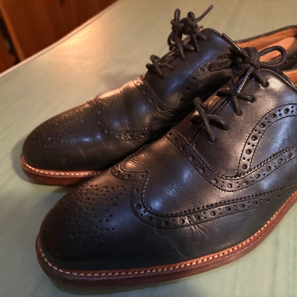 Mens Oliver Sweeney Black Oxford Brogue Aldeburgh Wing Tips UK 9 US 10 main image 15